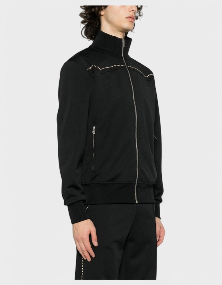 Monogram Stud Track Jacket 'Black/Silver'