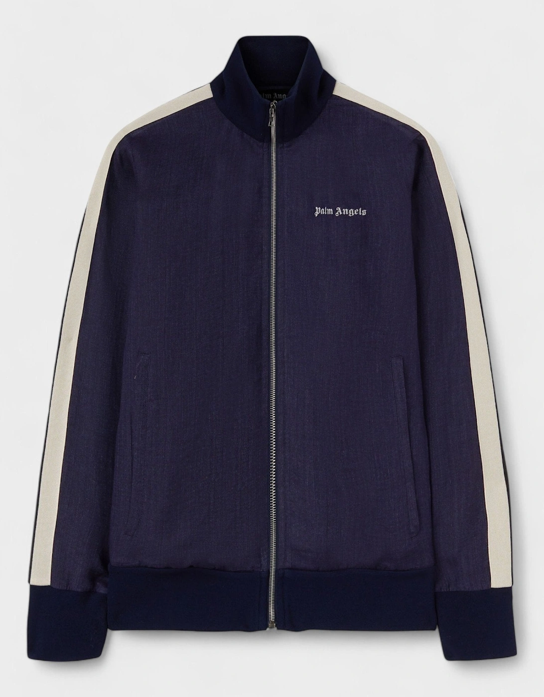 Linen Track Jacket Navy Blue, 4 of 3