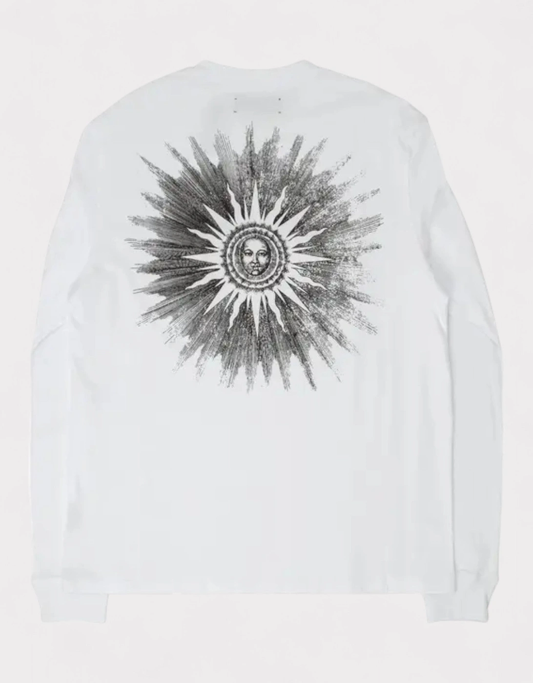 Sun Long Sleeve Tee White