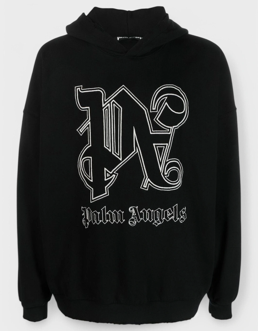 Monogram Statement Hoodie 'Black/Off White', 5 of 4