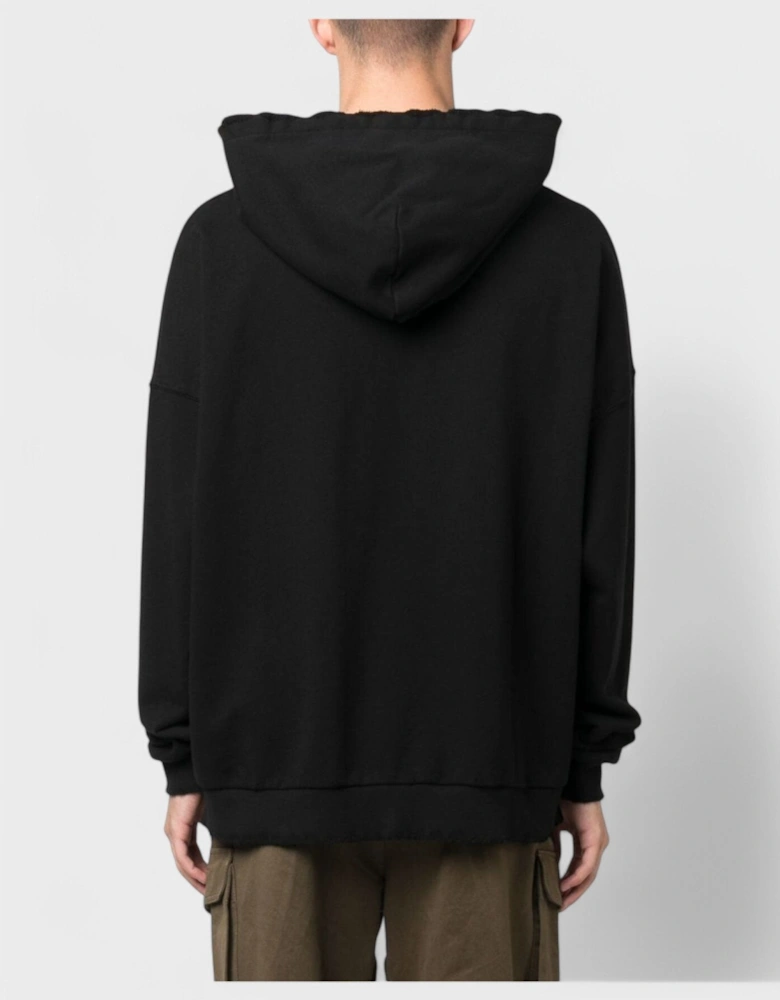 Monogram Statement Hoodie 'Black/Off White'