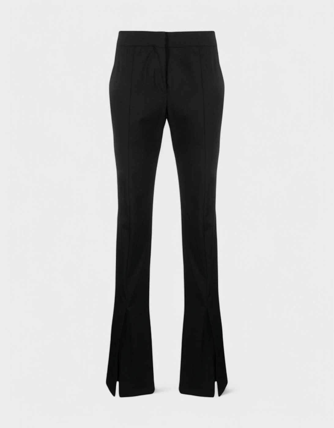 Wool Blend Basic Slim Pant Black, 6 of 5