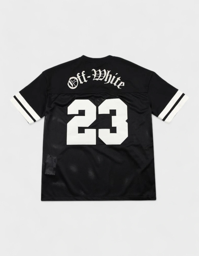 Football Mesh Tee Black