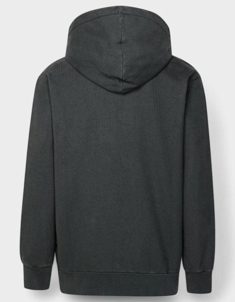 Logo-Print Hoodie Dark Grey
