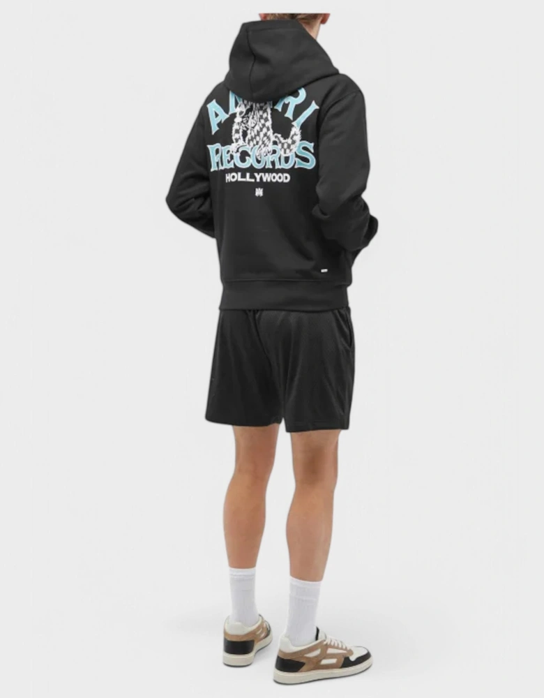 Records Wolf Hoodie Black