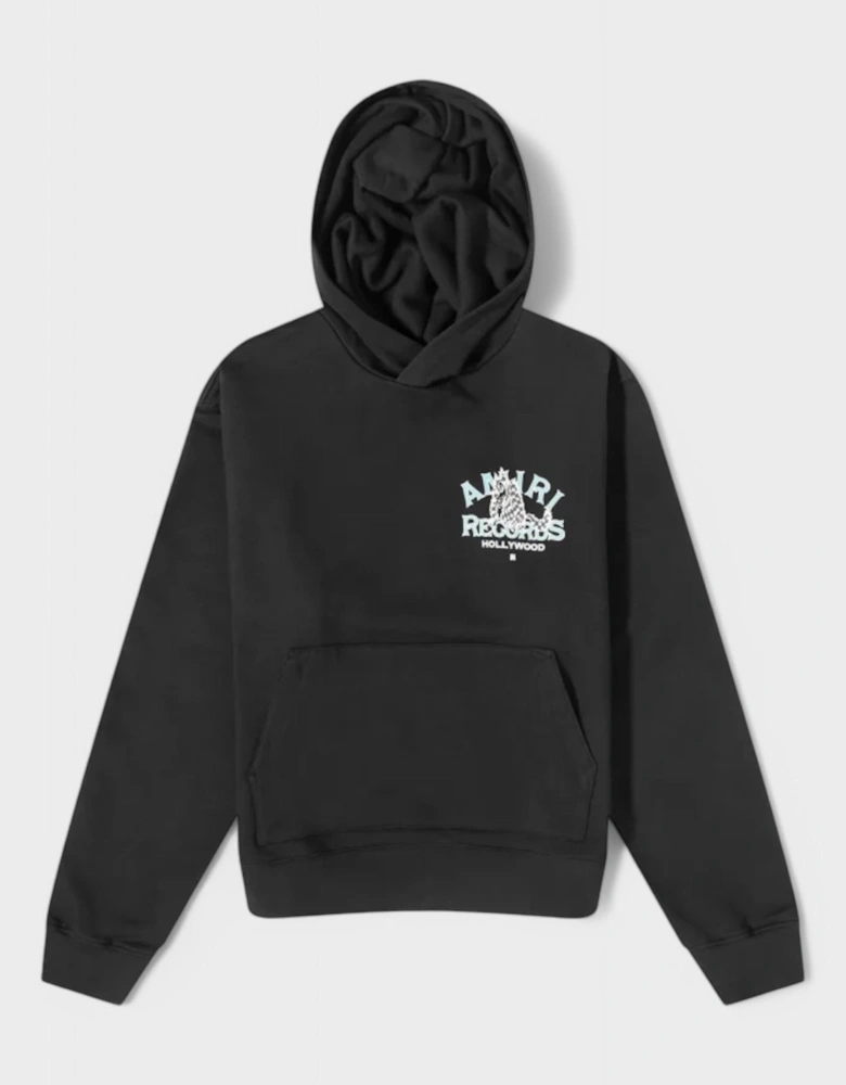 Records Wolf Hoodie Black