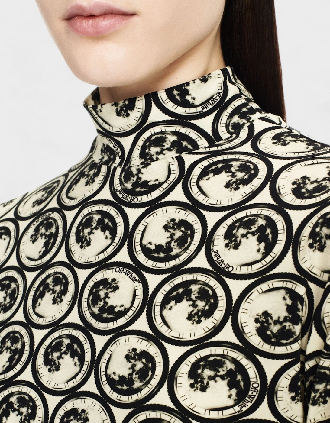 Moon Sec Skin Turtle Crop Top Yellow Black