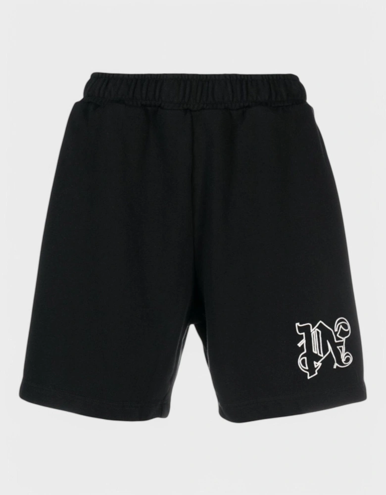 Monogram Sweatshorts 'Black/Off White'