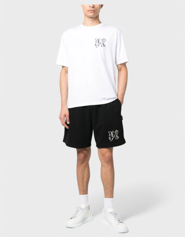 Monogram Sweatshorts 'Black/Off White'