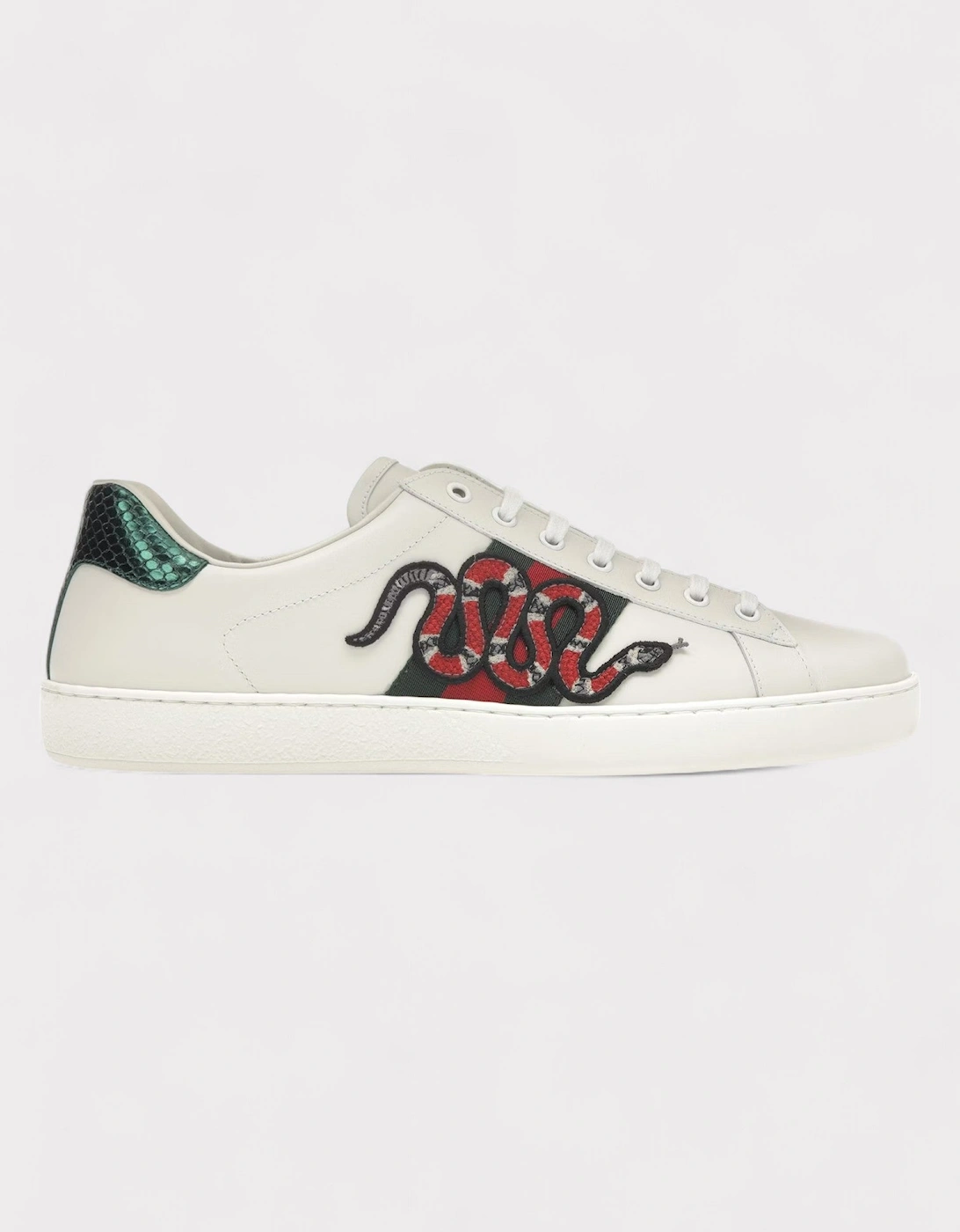 Ace Embroidered Snake White, 5 of 4