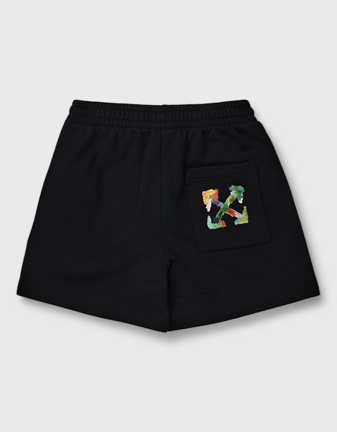 Brush Arrow Summer Sweatshort Black/Multicolor