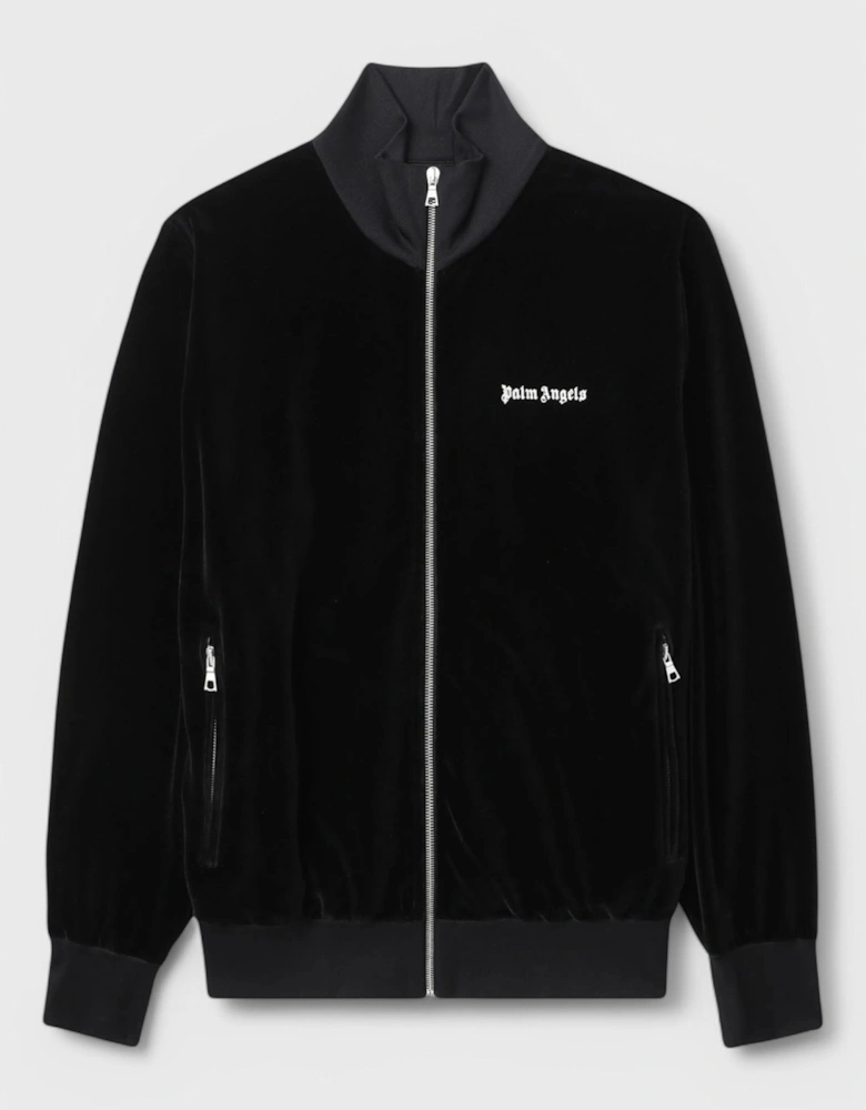Velvet Track Jacket 'Black/White'