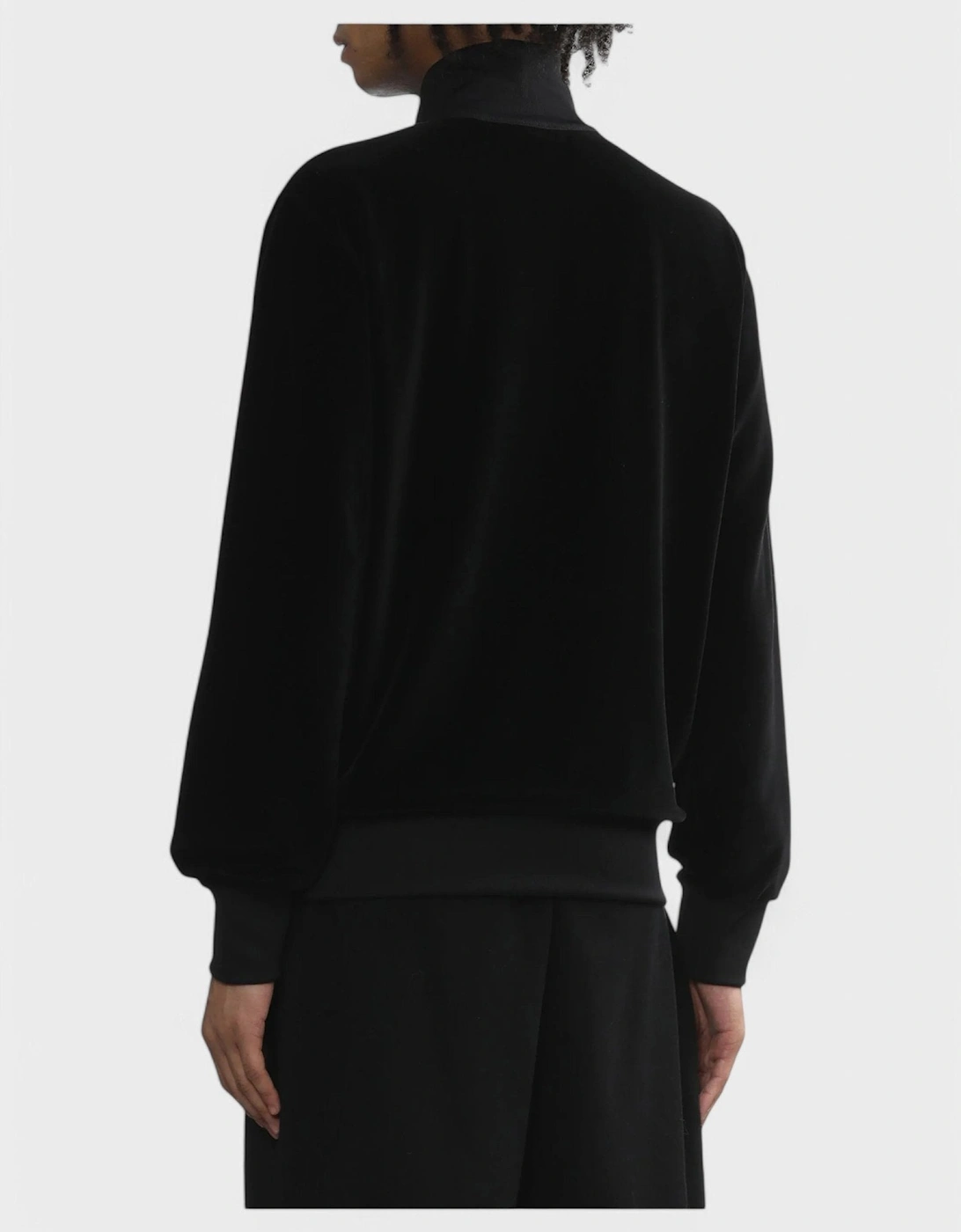 Velvet Track Jacket 'Black/White'
