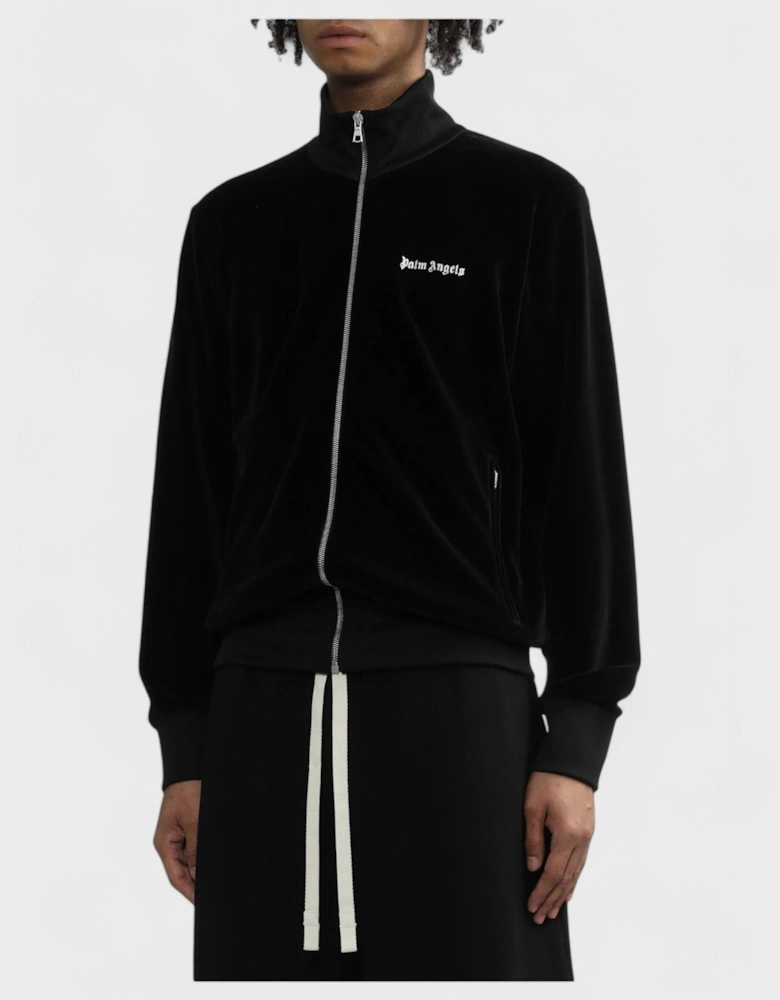Velvet Track Jacket 'Black/White'