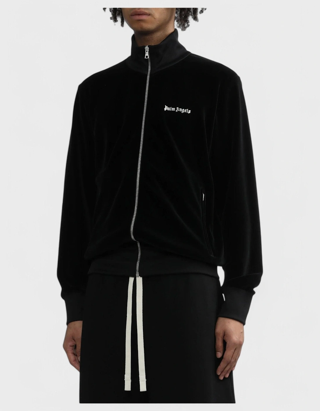 Velvet Track Jacket 'Black/White'