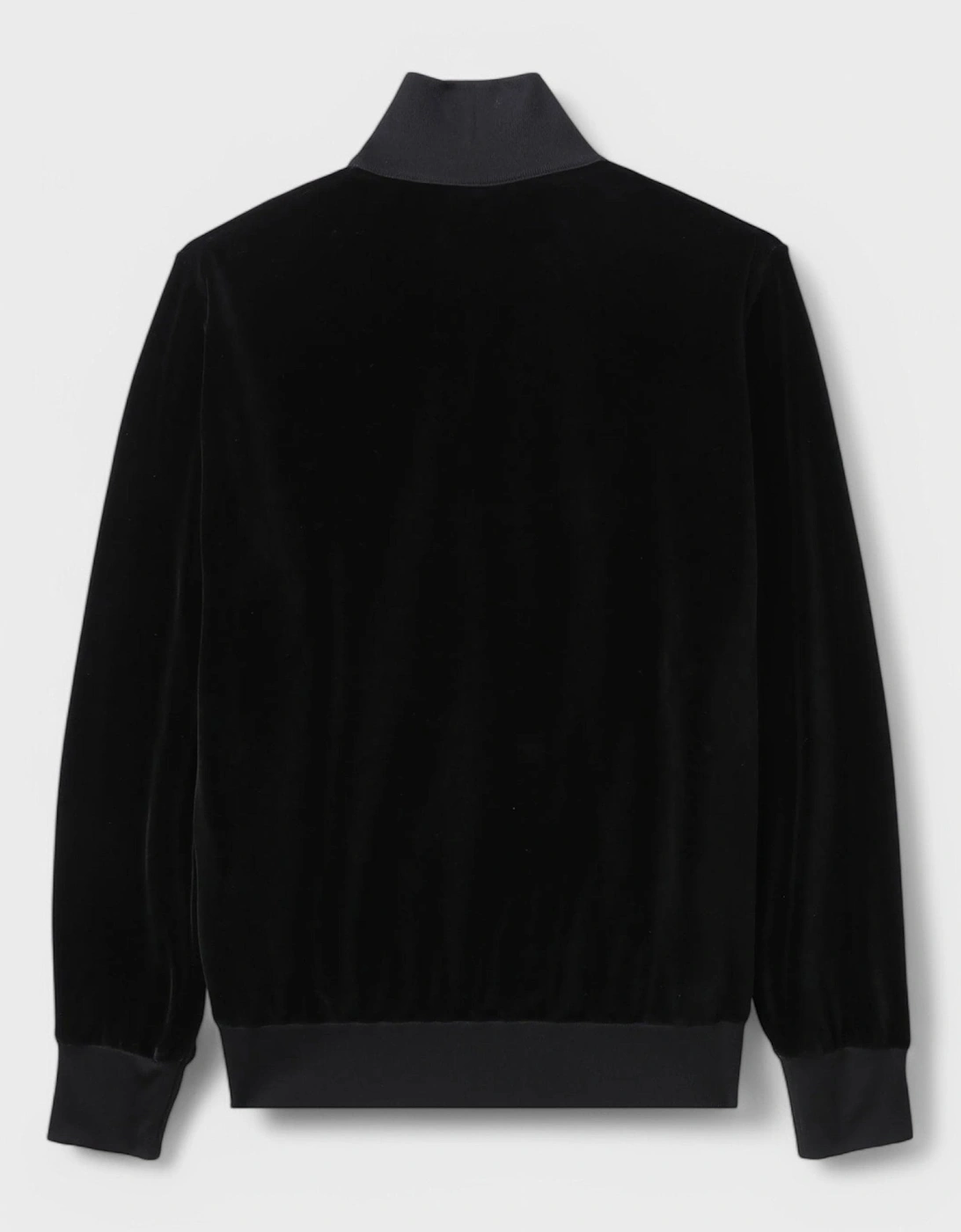 Velvet Track Jacket 'Black/White'