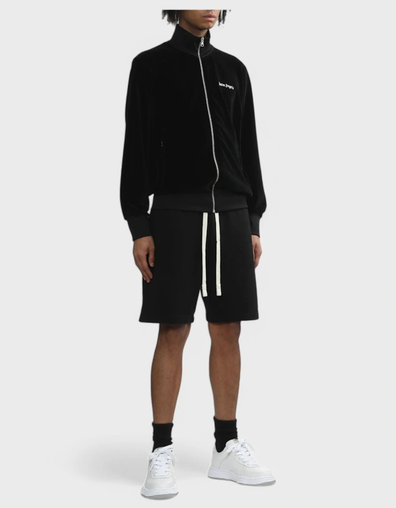 Velvet Track Jacket 'Black/White'