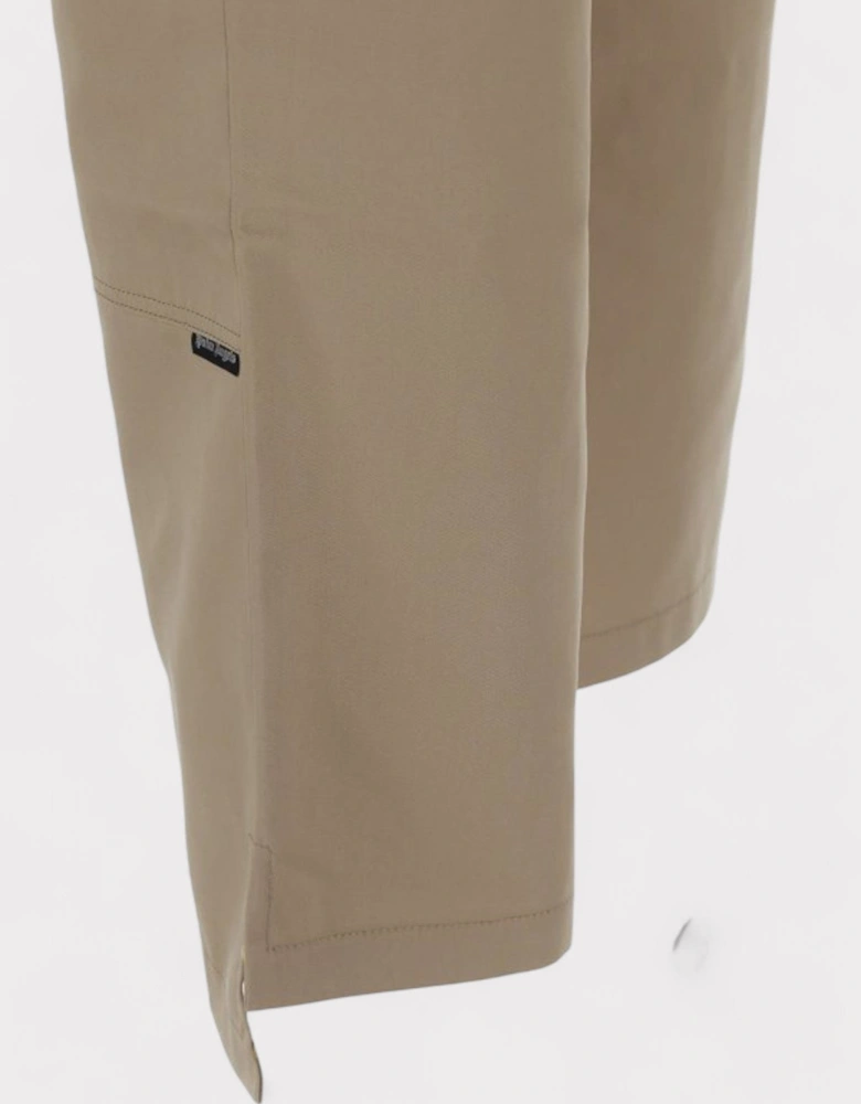 Reversed Waistband Chino Pant Beige