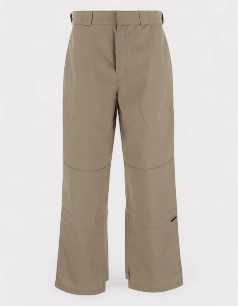Reversed Waistband Chino Pant Beige