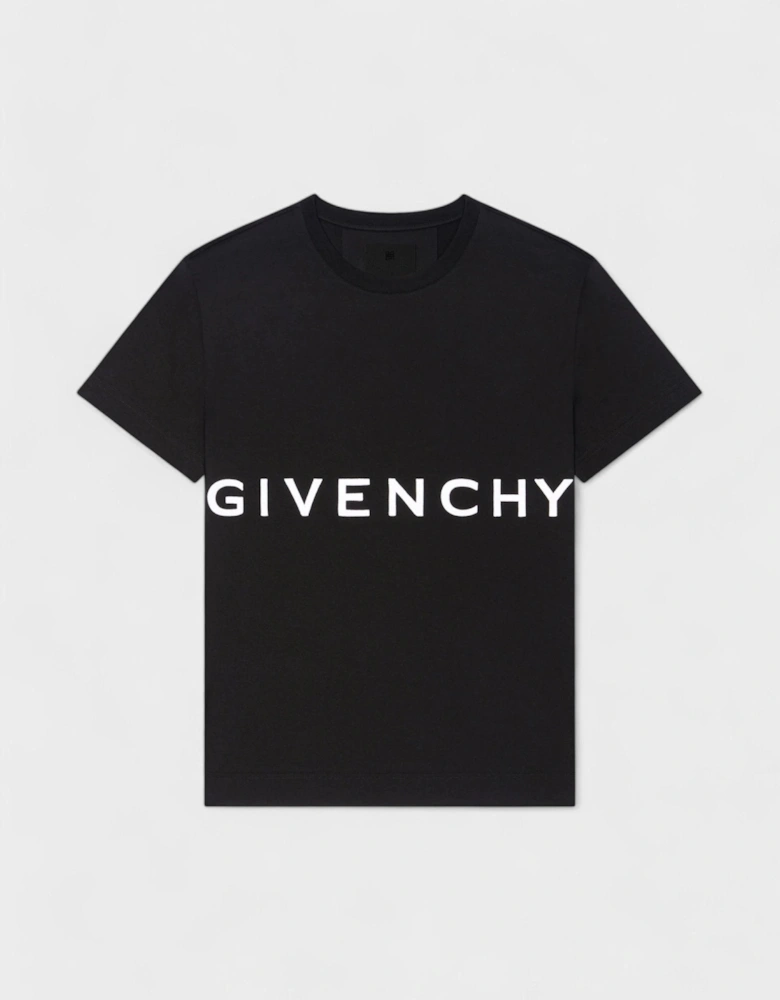 Oversized T-Shirt Embroidery Black