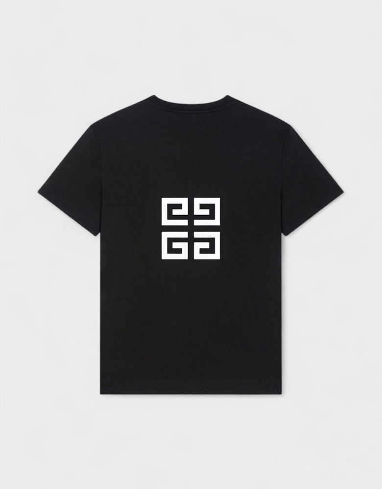 Oversized T-Shirt Embroidery Black