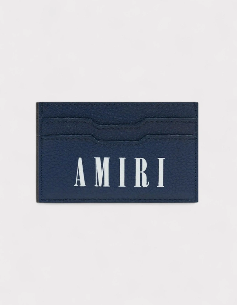 Large Logo Card Holder Navy