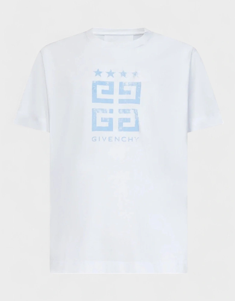 4G Slim Fit T Shirt White
