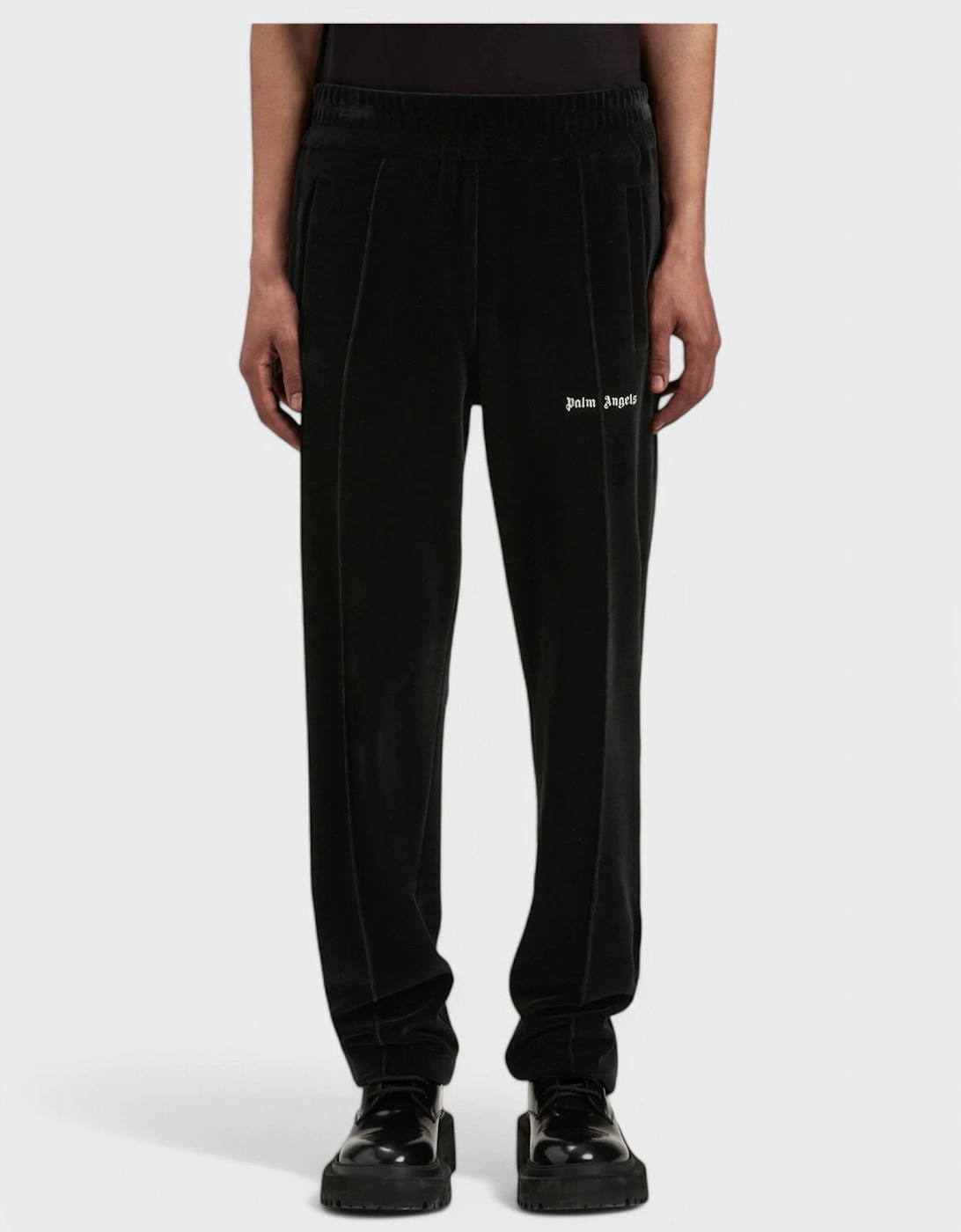 Velvet Track Pants 'Black/White'