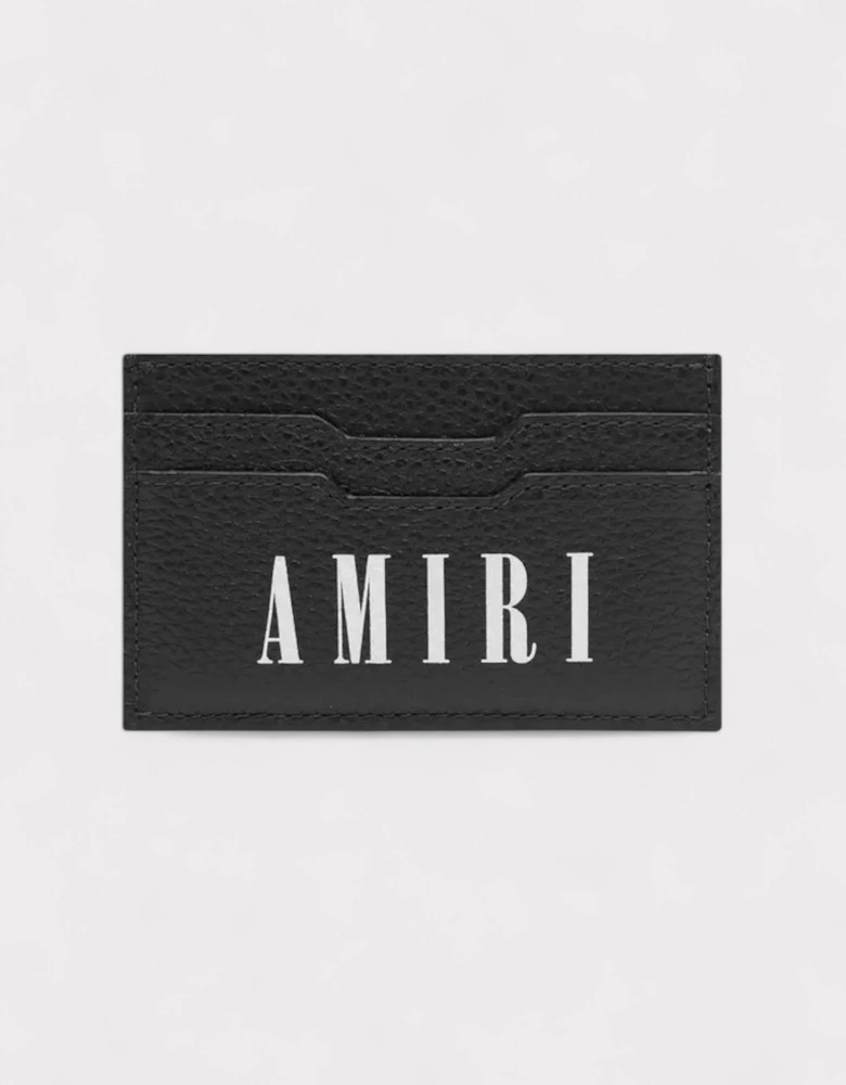 Large Logo Card Holder Black
