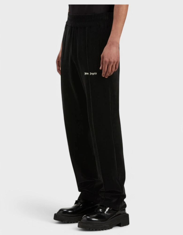 Velvet Track Pants 'Black/White'