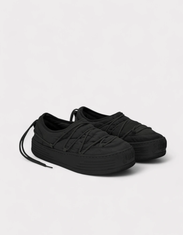 Snow Puffed Sneakers Black