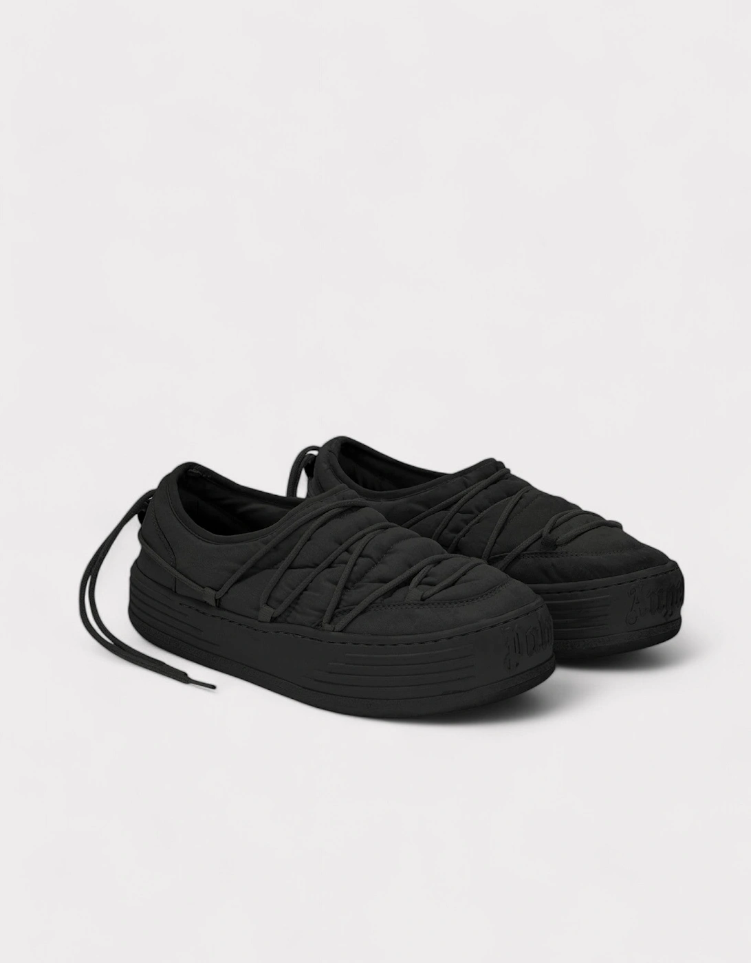 Snow Puffed Sneakers Black
