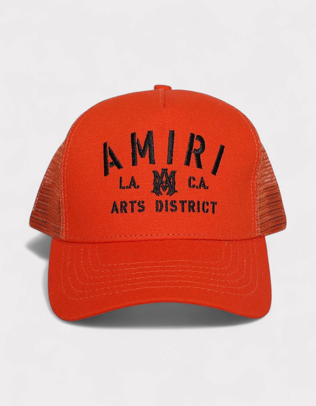 Stencil Trucker Hat Orange/Black, 3 of 2