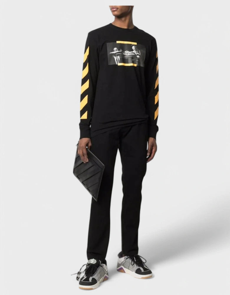 Carav Painting L/S Tee Black