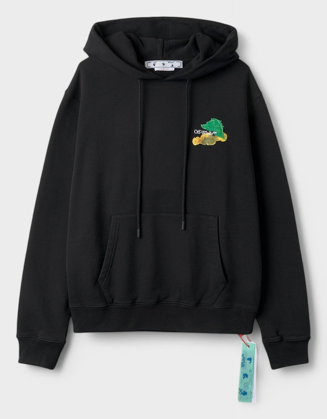 Brush Arrows Slim Skate Hoodie Black/Multi