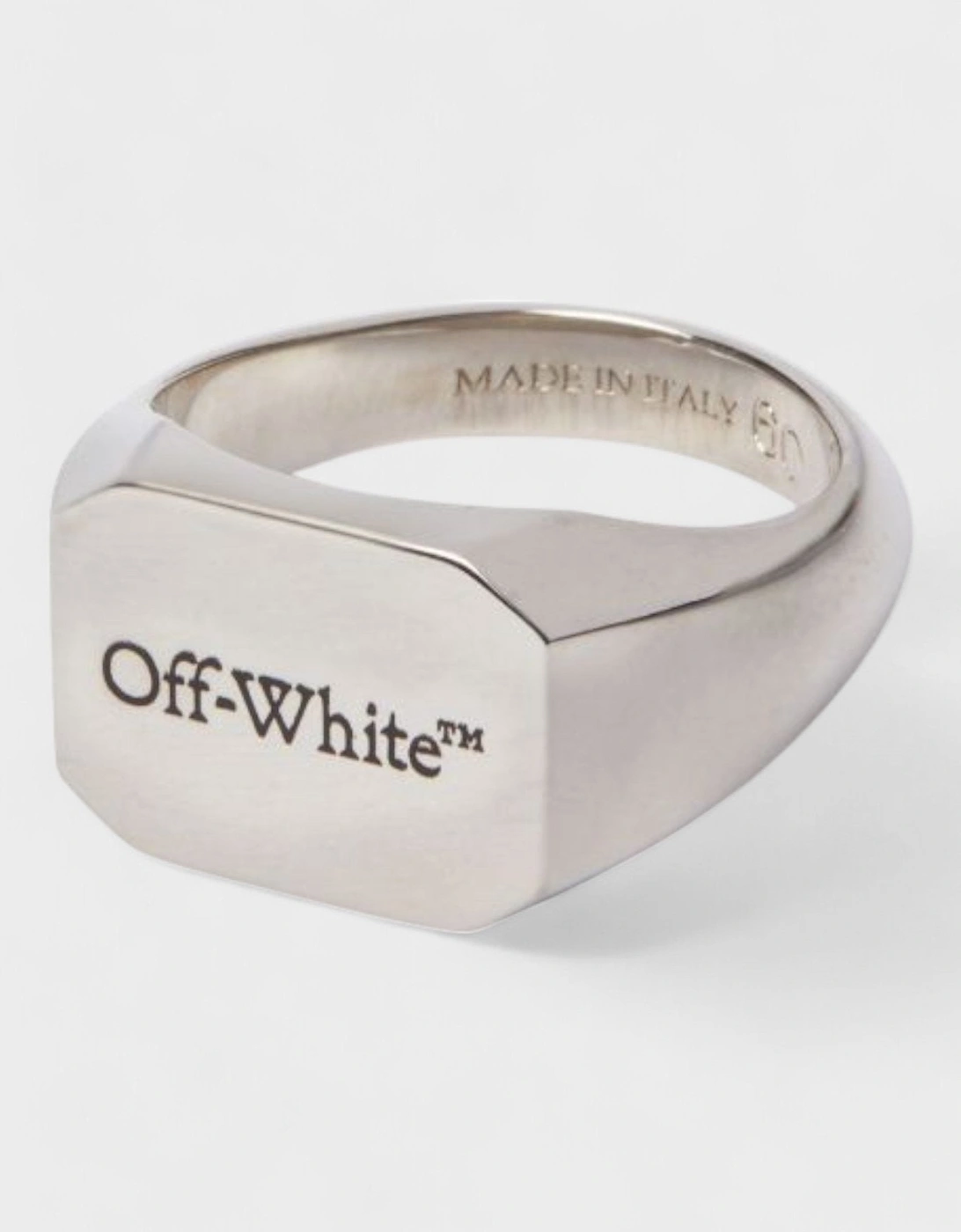 Rectangular Ring Silver, 4 of 3