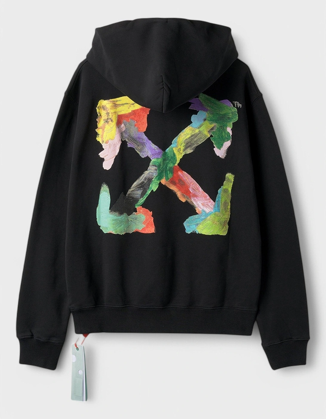 Brush Arrows Slim Skate Hoodie Black/Multi, 3 of 2