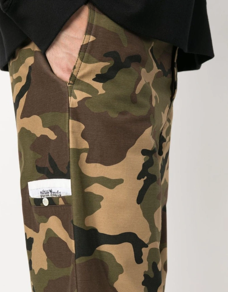 Sartorial Waistband Camo Workpants Green