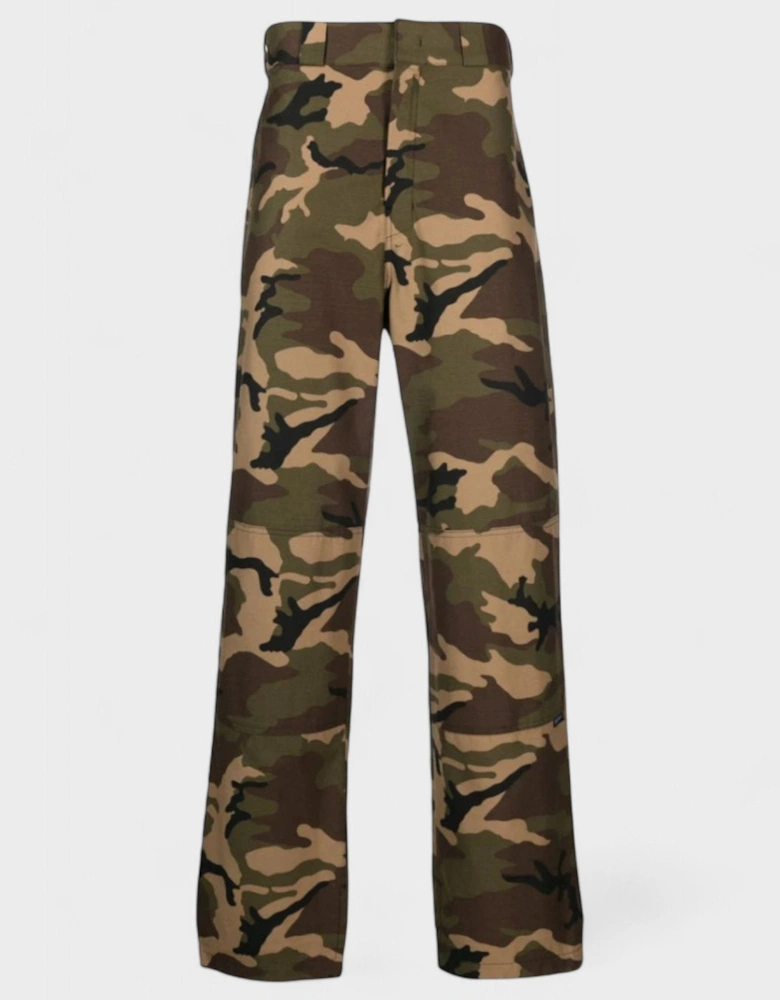 Sartorial Waistband Camo Workpants Green