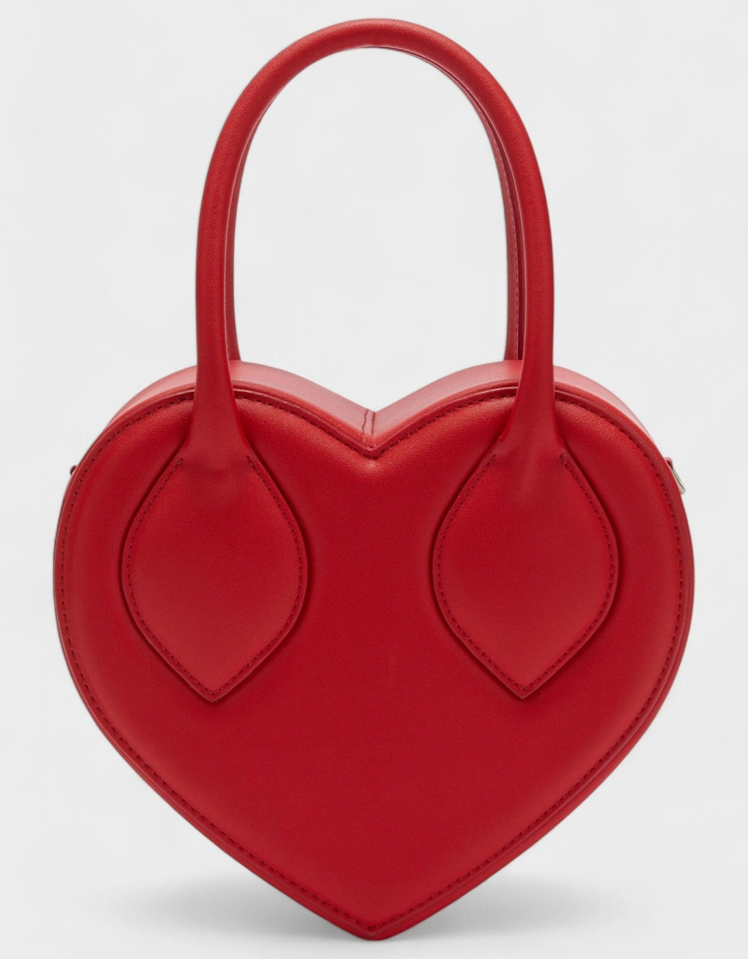 Heart Top Handle bag Red