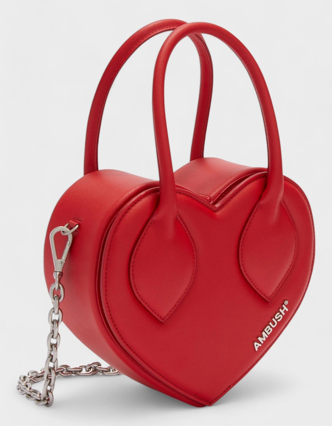 Heart Top Handle bag Red