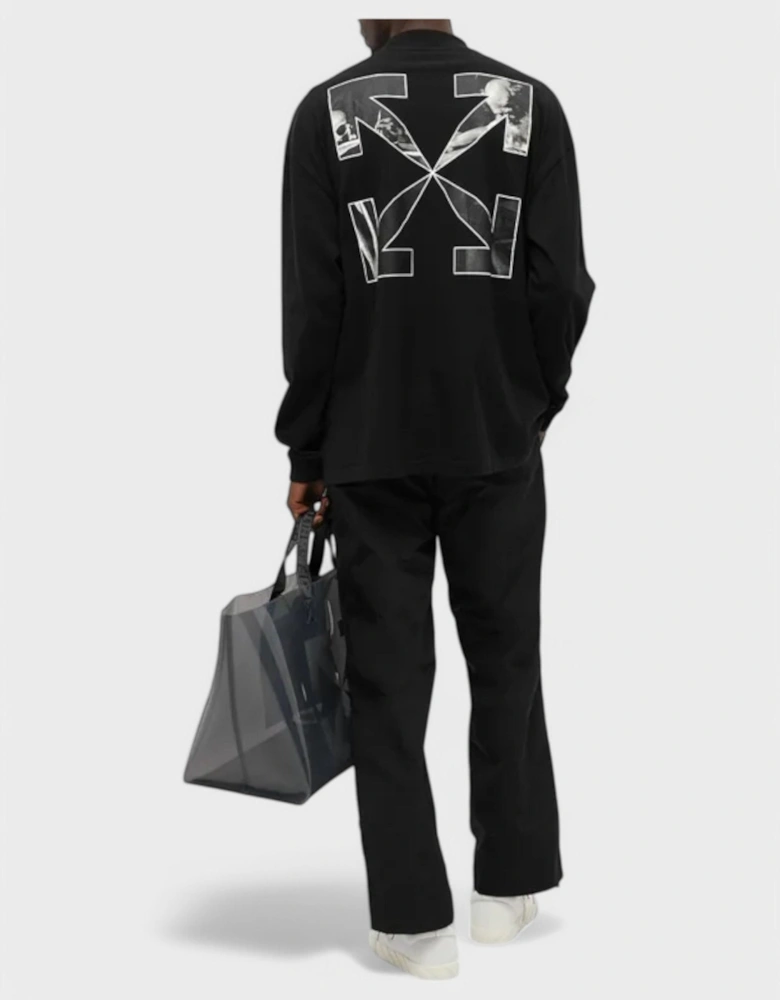 Caravag Arrow Over Mockneck Black/White
