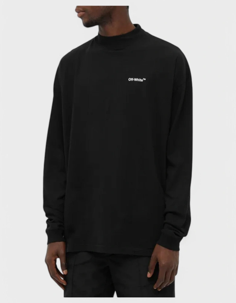 Caravag Arrow Over Mockneck Black/White