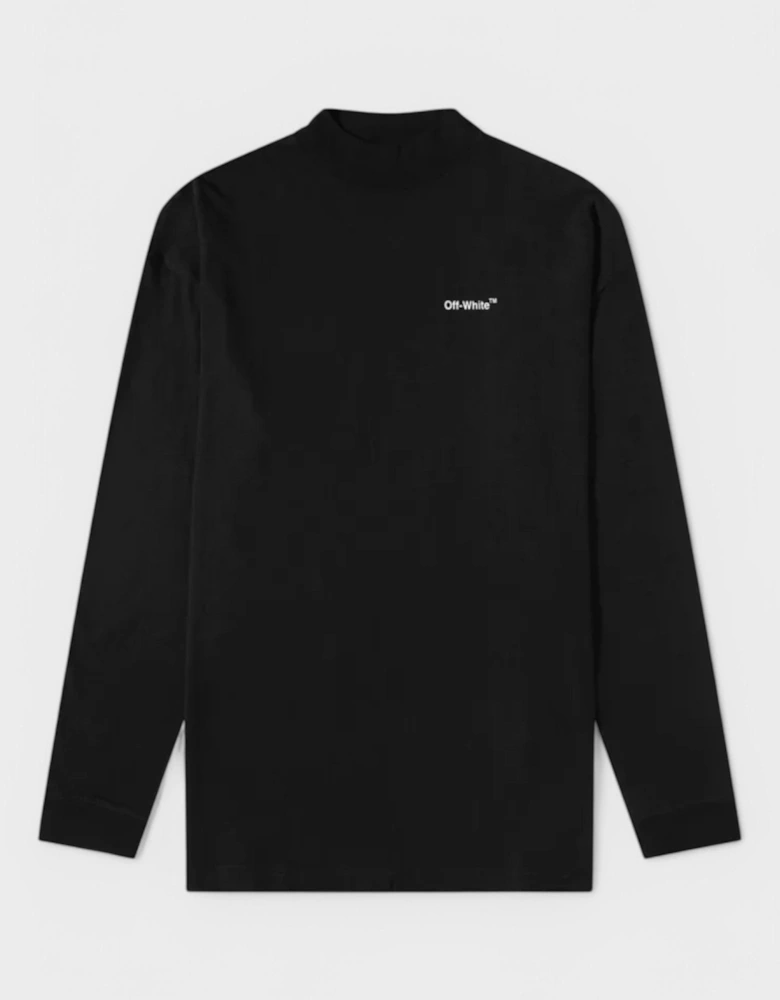 Caravag Arrow Over Mockneck Black/White