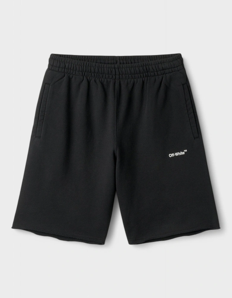Caravaggio Diag Sweatshorts Black/White