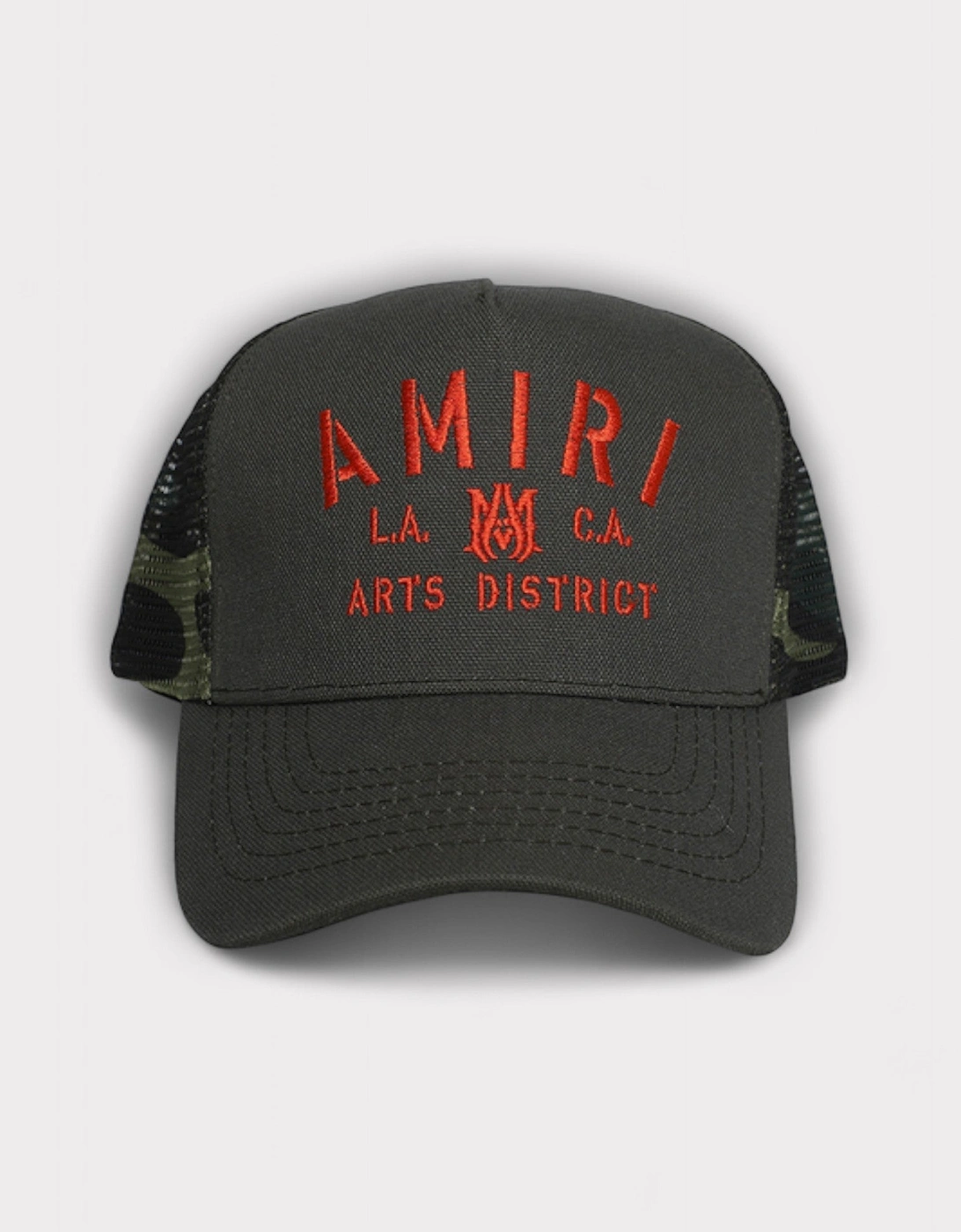 Stencil Trucker Hat Military Green, 3 of 2