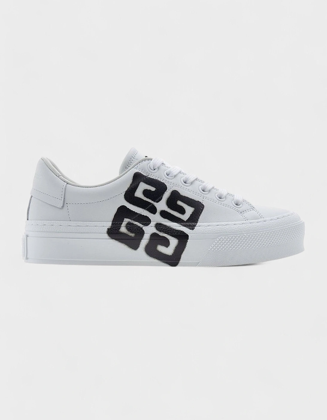 City Sport Lace-Up Sneaker White/Black, 5 of 4