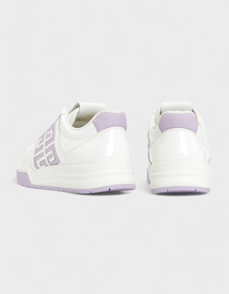 G4 Low-Top Sneakers White/Lilac