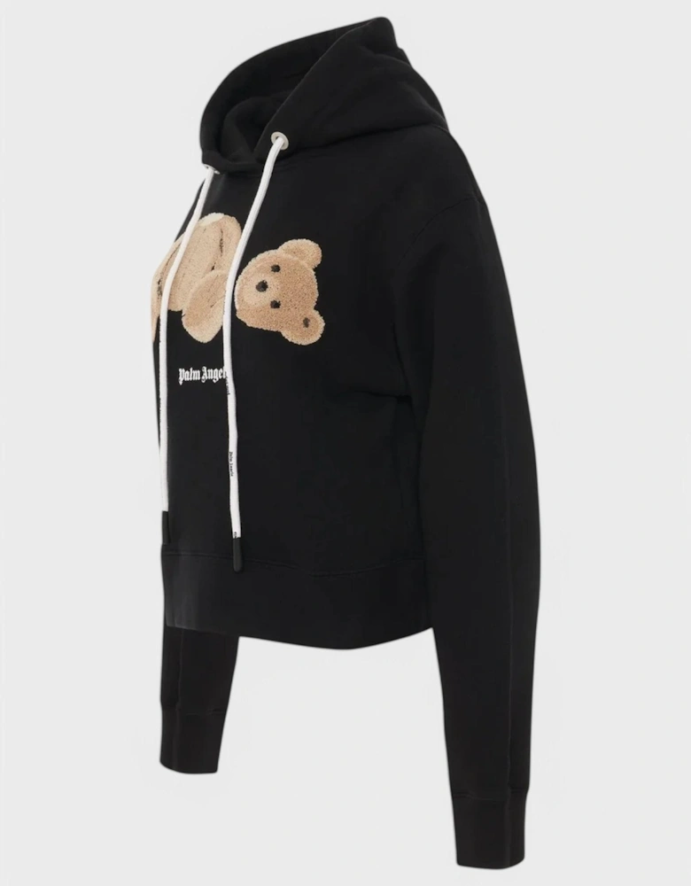 Women'S Teddy Bear Logo Hoodie Black/Brown