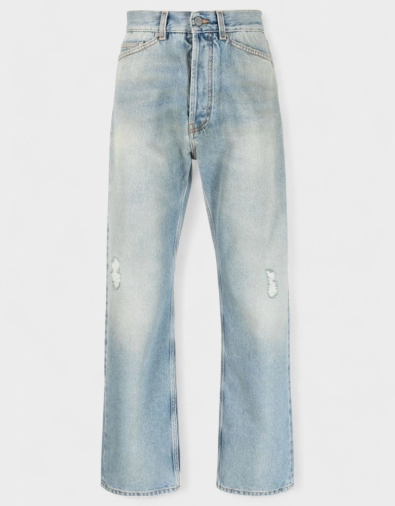 Pa Monogram Loose Denin Light Blue